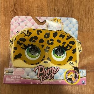 NWT Purse Pets Leopard Print Bag Toy